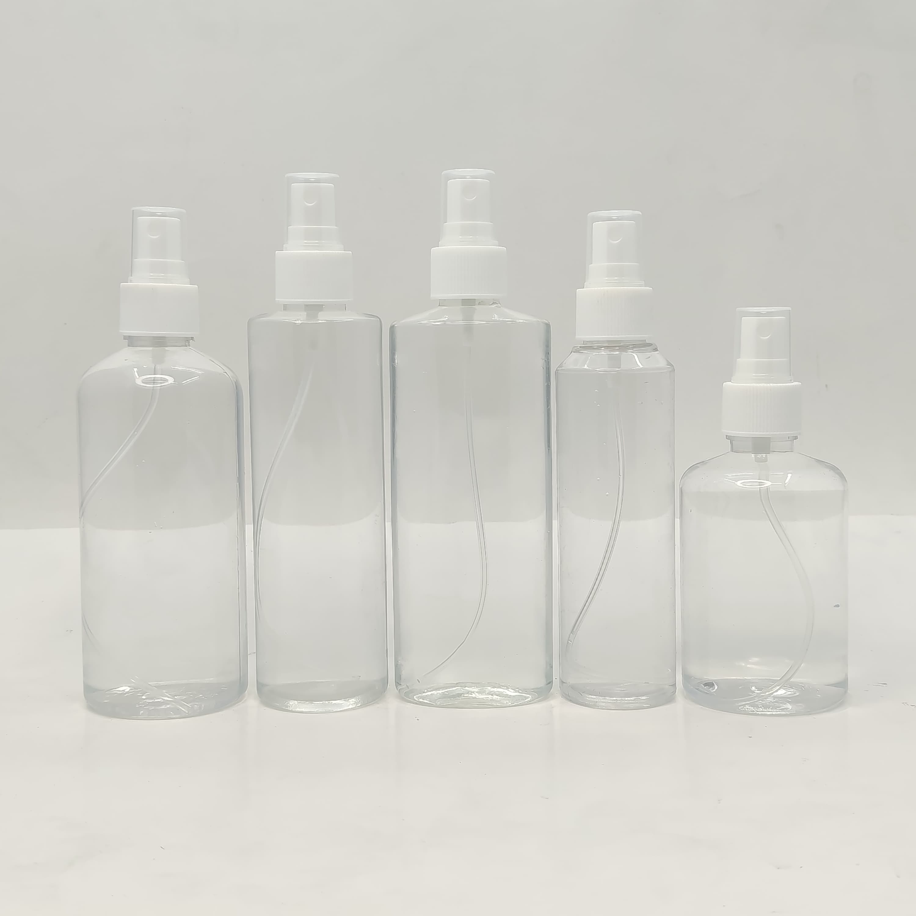 Main image of 150ml-300ml Clear Bottle - White Spray