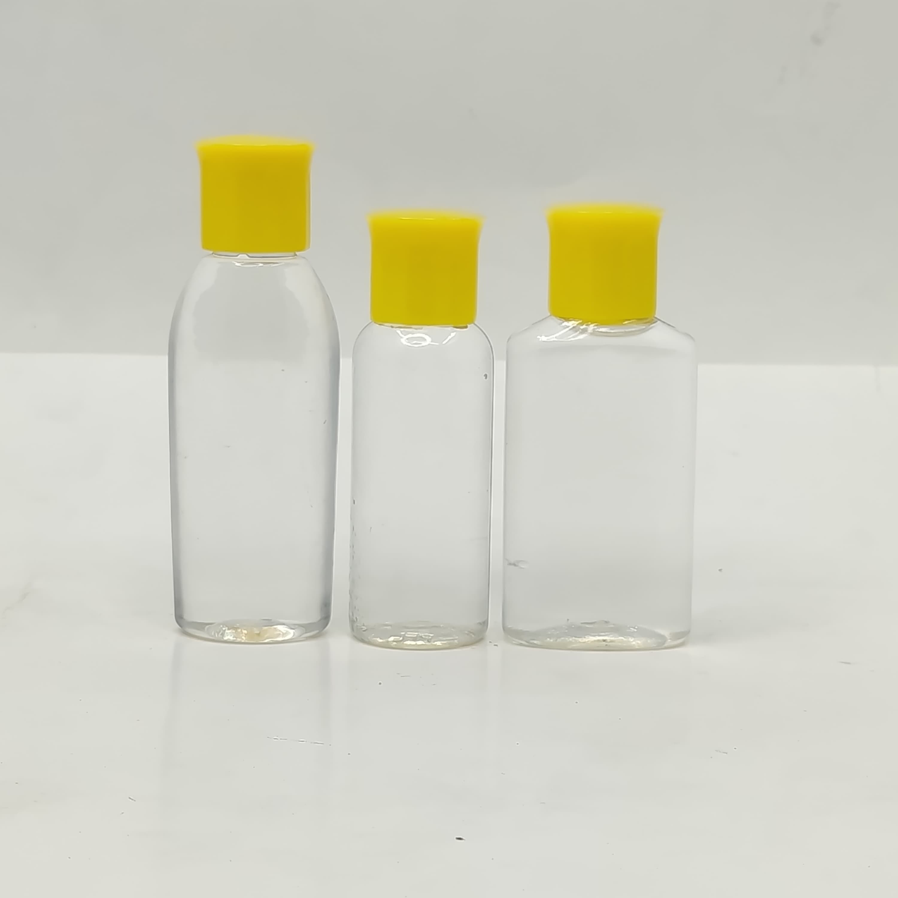 Main image of 40ml-50ml Clear Bottle - Oil Lid Yellow