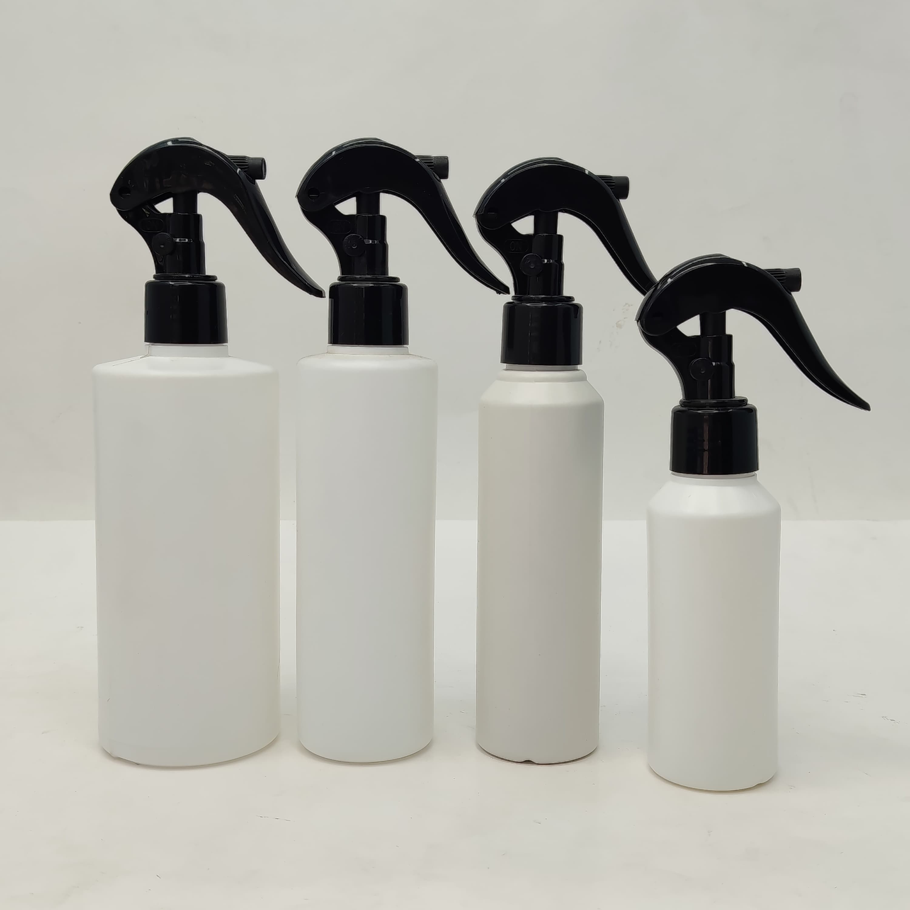 Main image of Mini Trigger Black - 100-340ml HDPE White Bottle