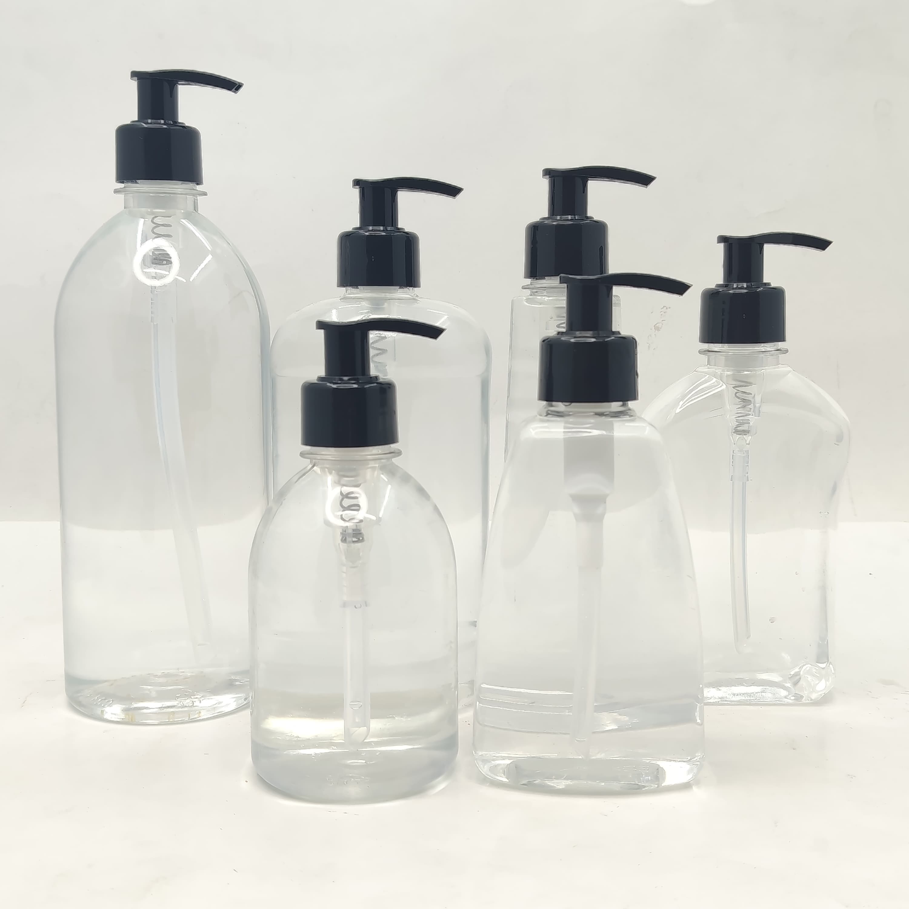 Main image of 200ml-750ml Clear Bottle - Black Pump