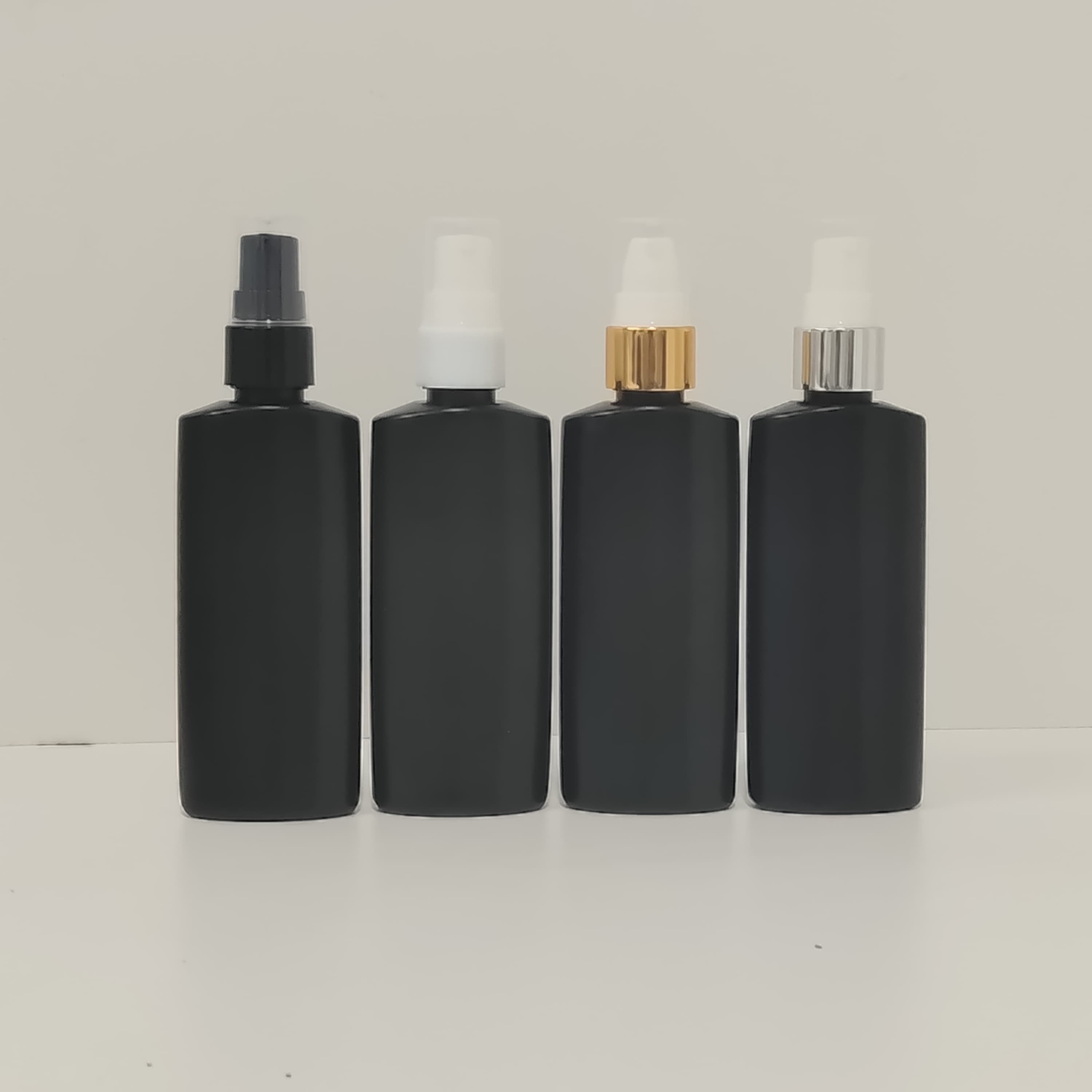 Main image of 100ml HDPE Black Bottle - Drop Pumps