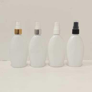 100ml Body Lotion Milk White Bottle - Drop Pump