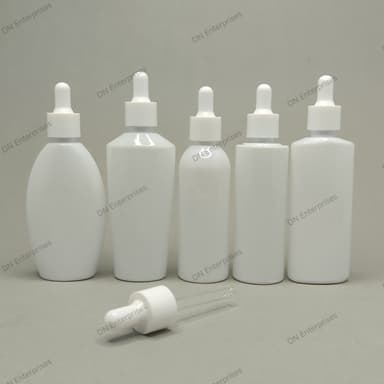 100ml Milk White Bottle - White / White