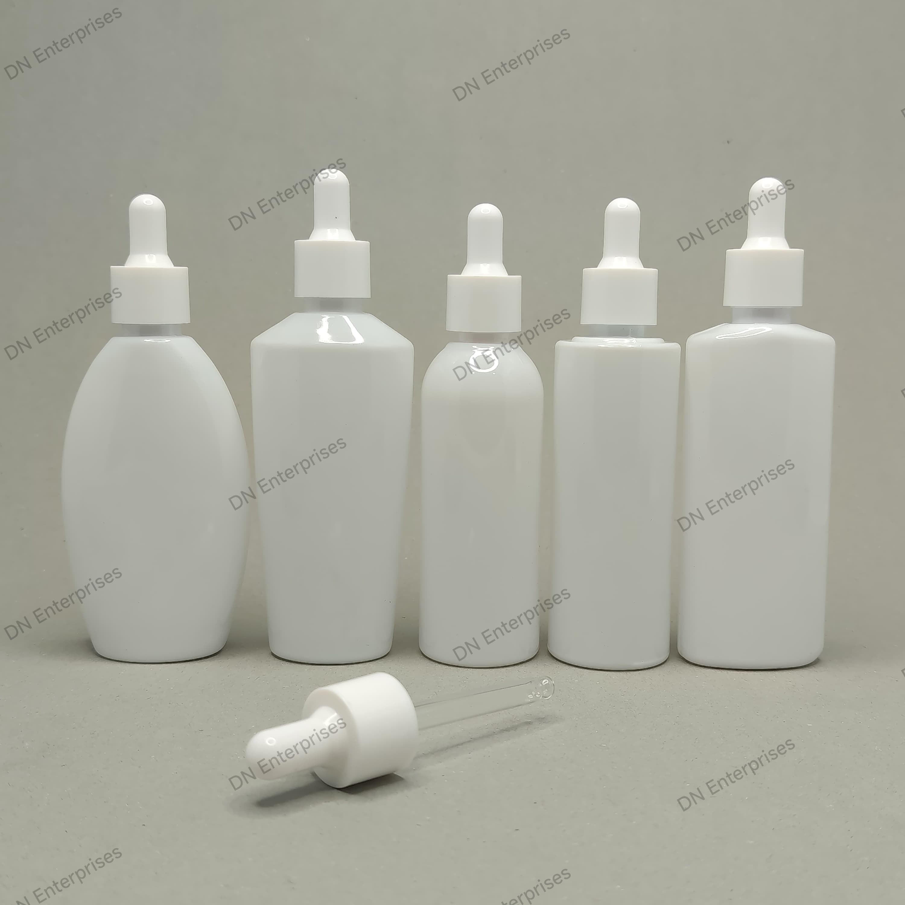 Main image of 100ml Milk White Bottle - White / White