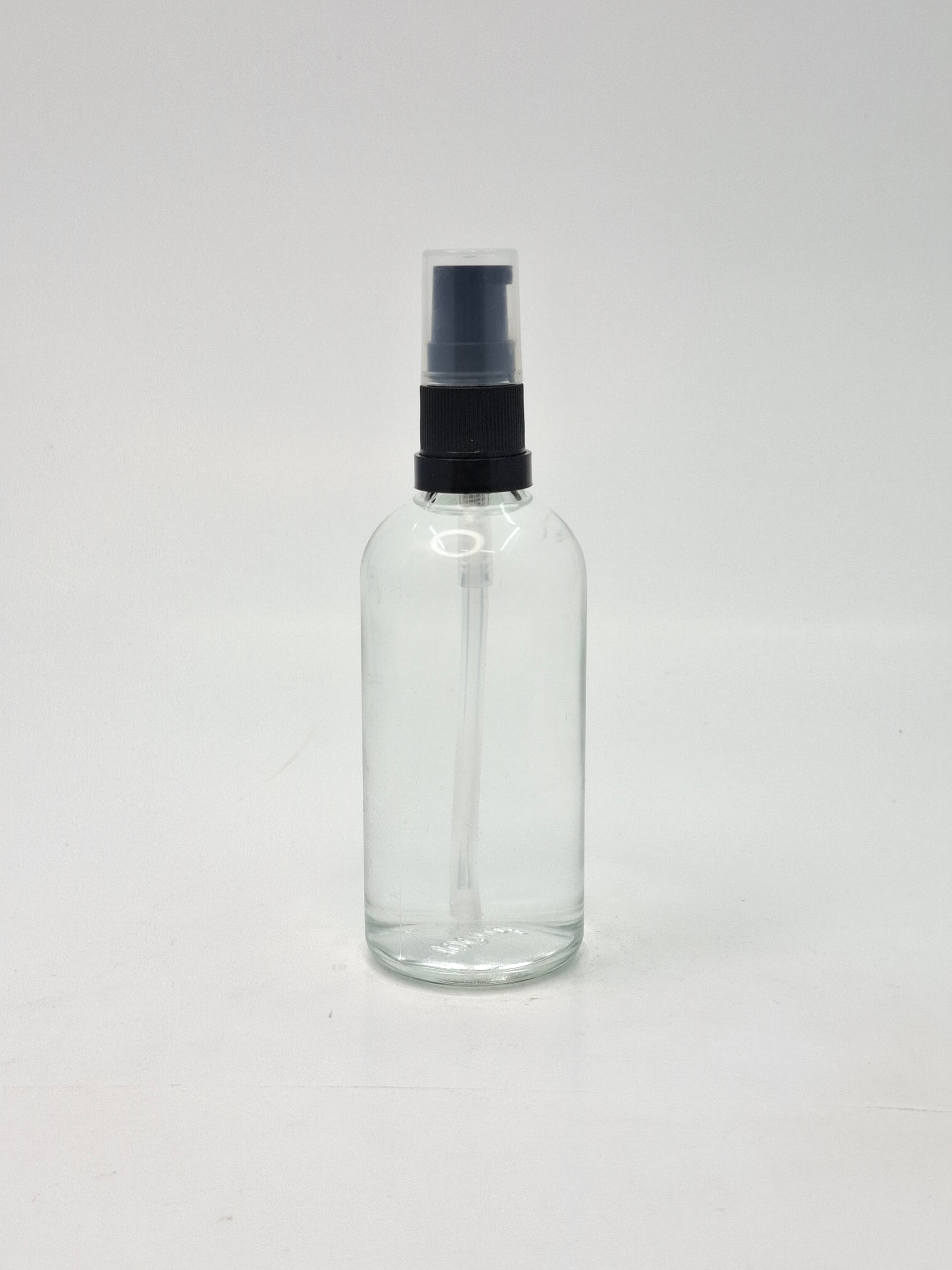 Thumbnail 2 of Transparent Pump Bottles with Black Cream Pump