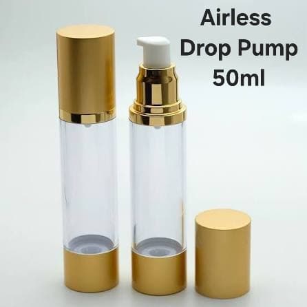 Main image of 50ml Airless Pump Bottle - Gold Colour