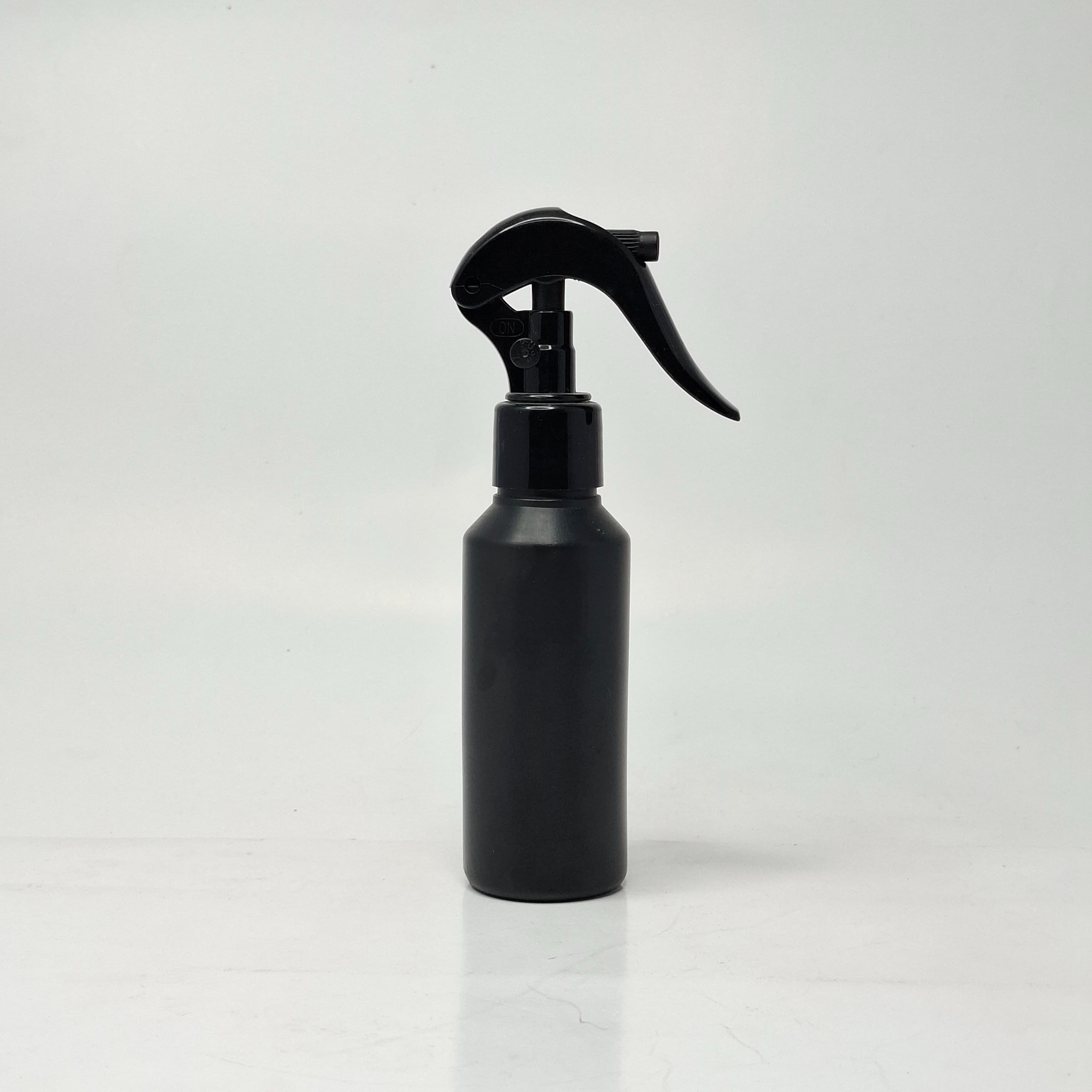 Main image of 100ml HDPE Bottle Black - Mini Trigger Black Spray