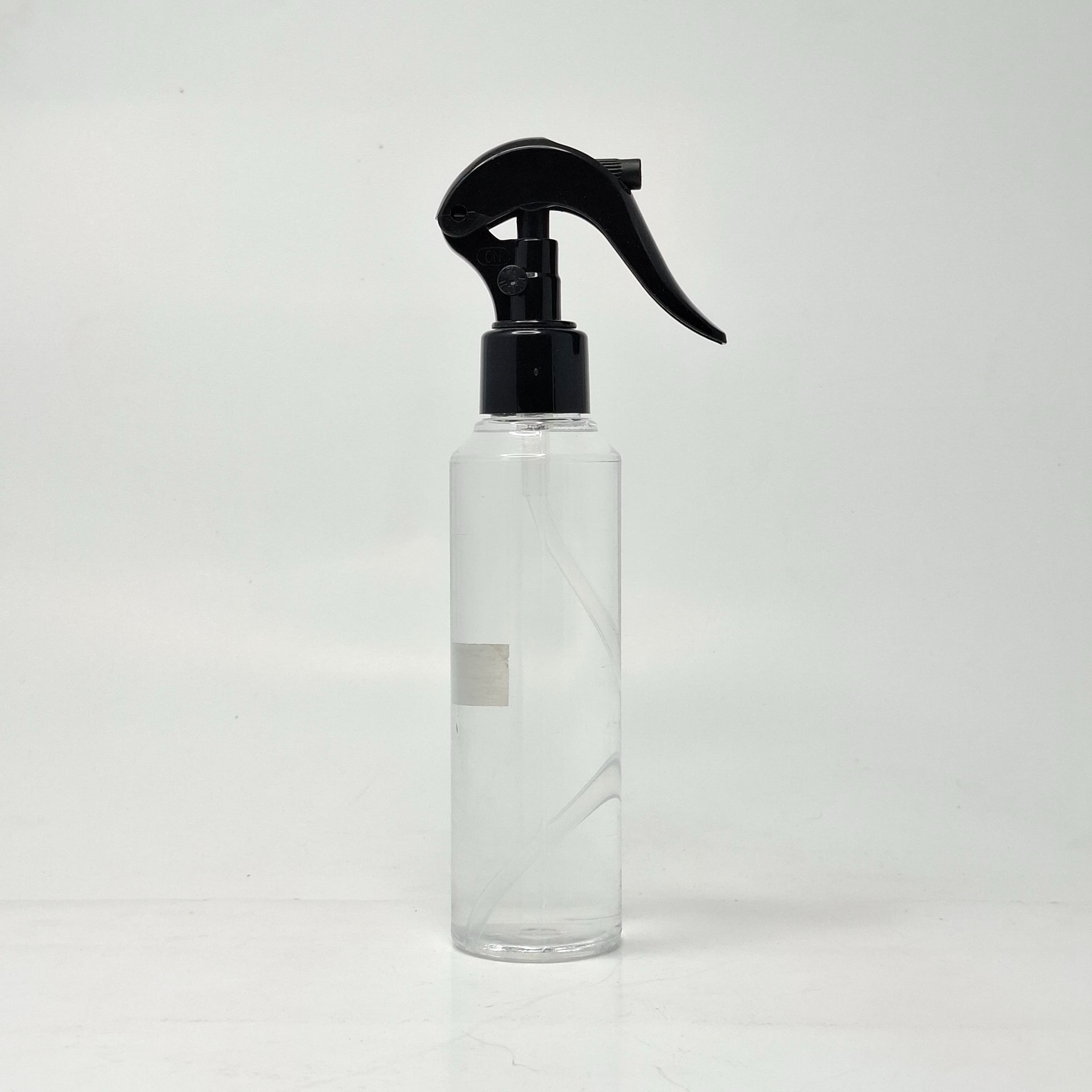 Main image of 150ml Round Bottle Clear - 24mm Mini Trigger Black Spray