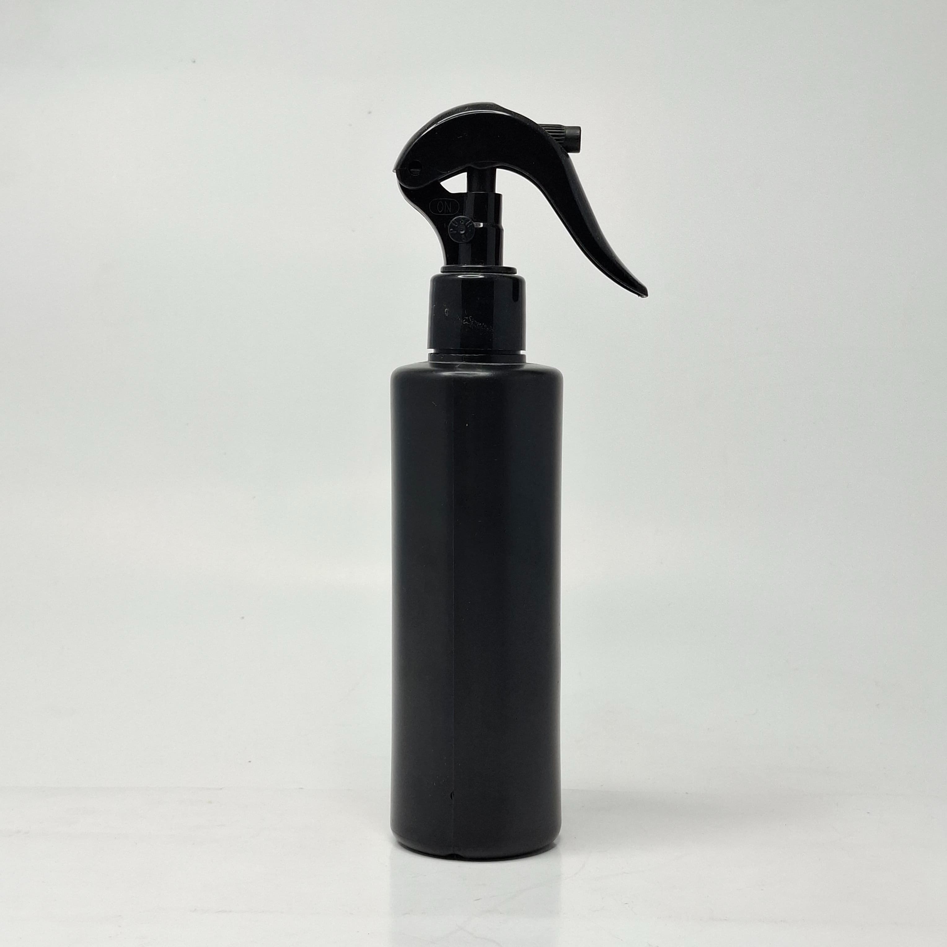 Main image of 200ml HDPE Bottle Black - 24mm Mini Trigger Black Spray