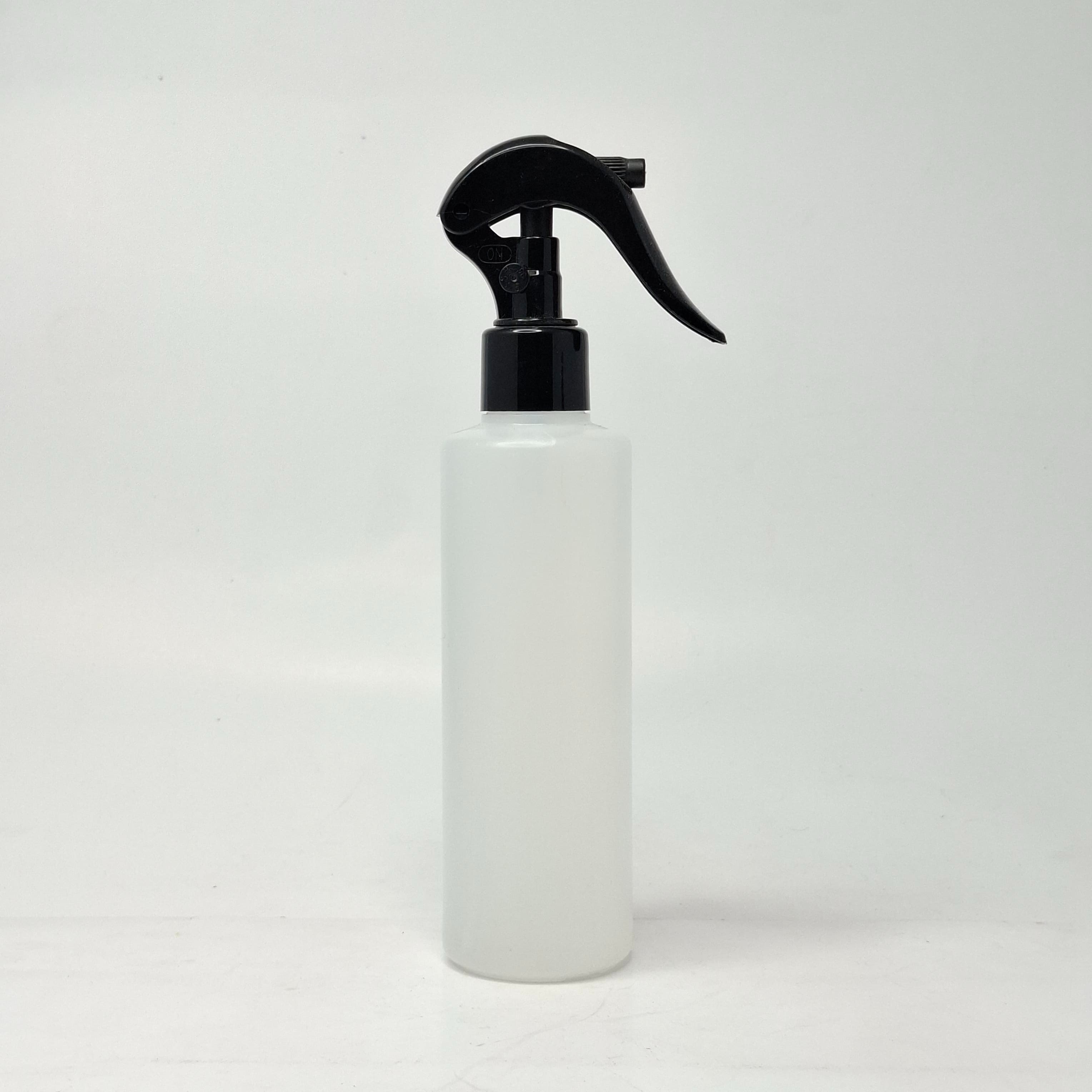 Main image of 200ml HDPE Bottle Clear - 24mm Mini Trigger Black Spray