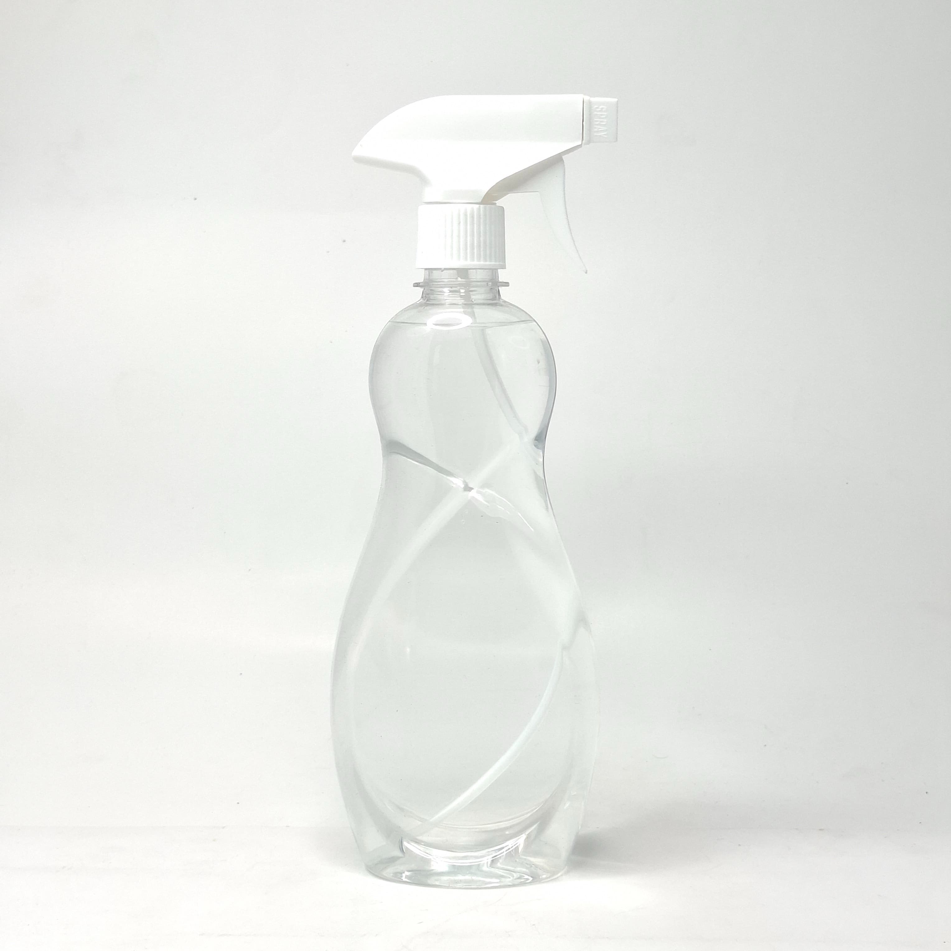 Main image of 500ml Dishwash Bottle Clear - 28mm Trigger White Spray